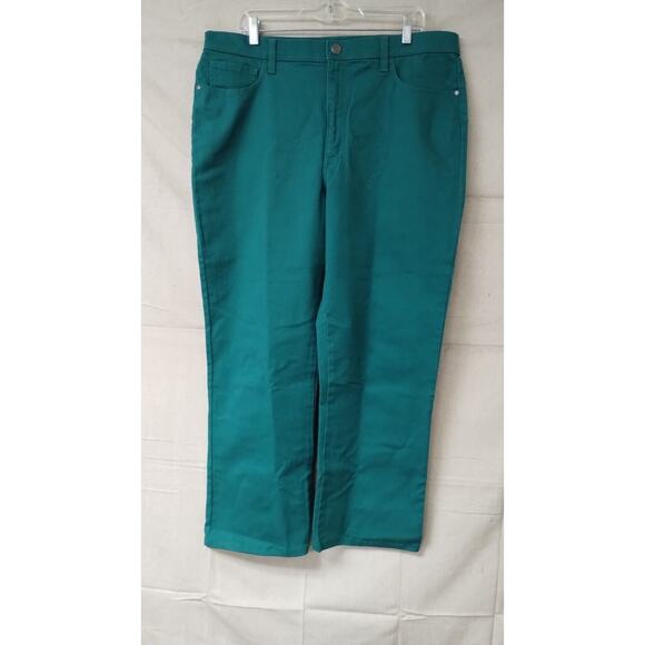 Lee Jeans Womens 18 Green Classic Fit At The Waist - Picture 1 of 11